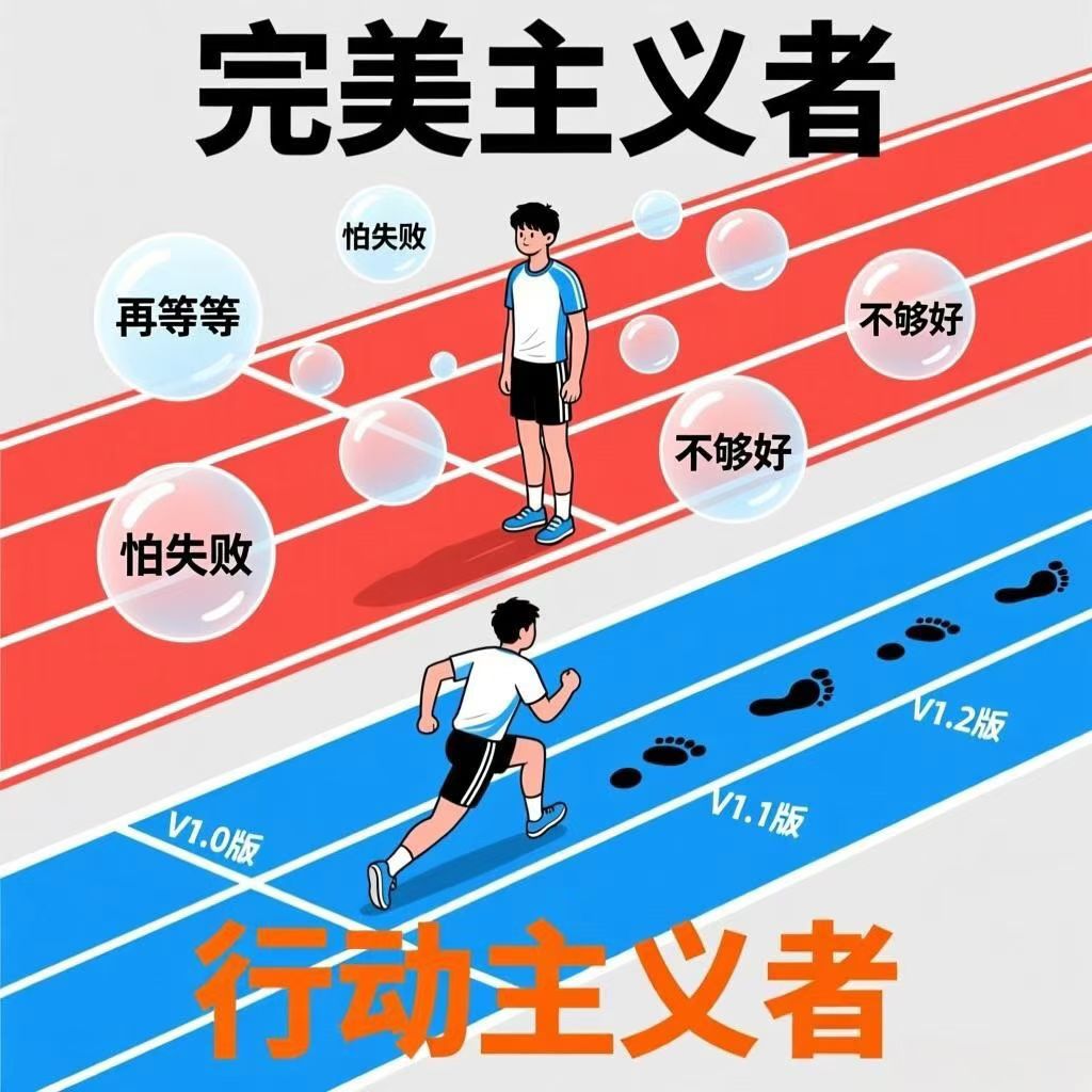 不要为了追求完美产品而停滞不前-掘金有术